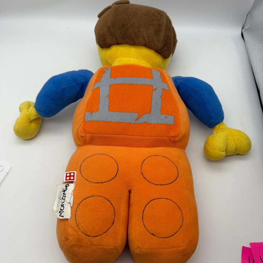 LEGO‎ Movie 2 Emmet Brickowski Plush Stuffed Toy Construction Worker 18 Inch